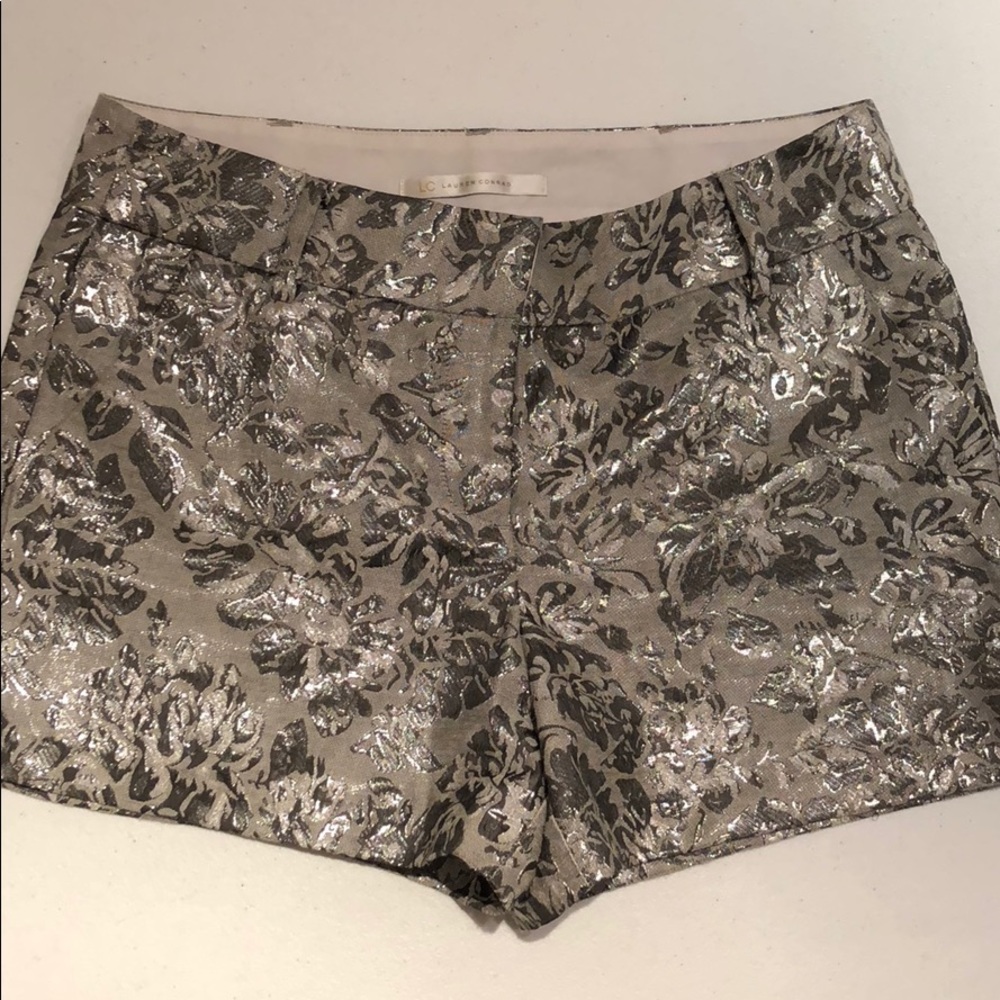 Lauren Conrad Metallic Shorts